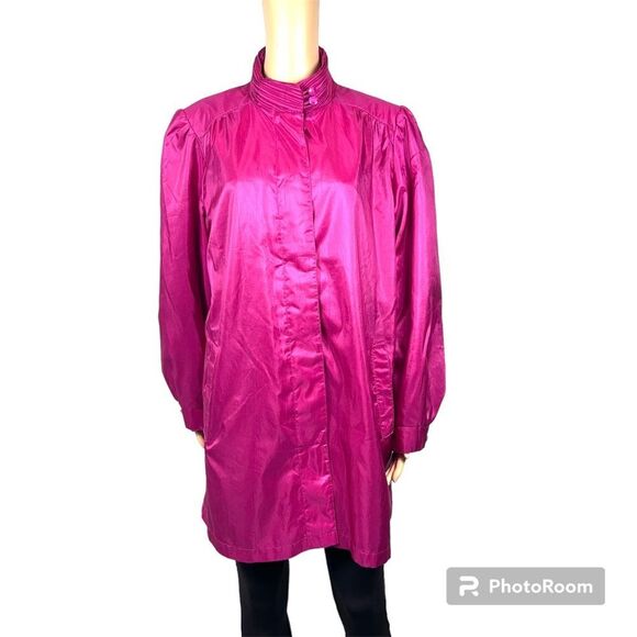 Forecaster of Boston Jackets & Blazers - Forecaster Of Boston Vintage 70’s Jacket/Coat Color Fuchsia Pink Women Sz 11/12